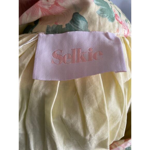NWT Selkie The Fantasy Ballroom Skirt Long Floral Cottage Core Coquette Silk 1X - Picture 3 of 10
